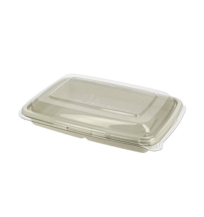 Obaly z Cukrové Třtiny s Víčko 600ml 230x160x50mm (90 Ks) Obaly z Cukrové Třtiny s Víčko 600ml 230x160x50mm (90 Ks)