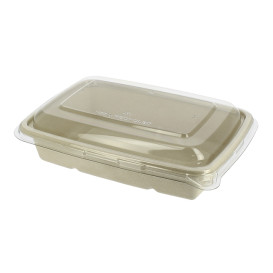 Obaly z Cukrové Třtiny s Víčko 950ml 230x160x60mm (15 Ks)