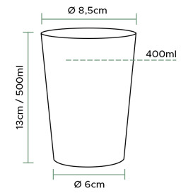 Kelímek Vstřikovaný Průhledný PS 500ml (500 Ks)