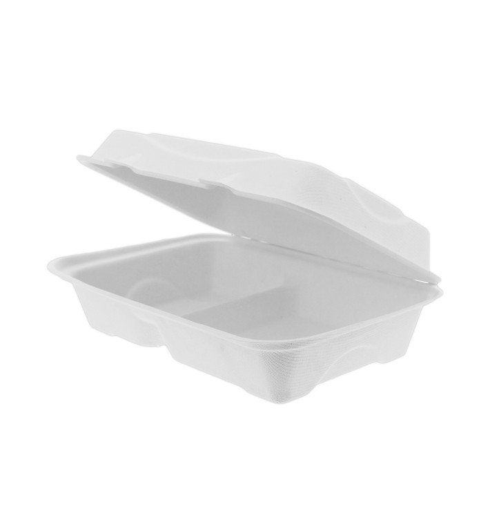 Obaly s Víčkem z Cukrové Třtiny 2 Vrstvy 23x15x7,5cm (250 Ks) Obaly s Víčkem z Cukrové Třtiny 2 Vrstvy 23x15x7,5cm (250 Ks)