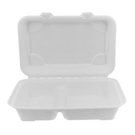 Obaly s Víčkem z Cukrové Třtiny 2 Vrstvy 23x15x7,5cm (250 Ks)