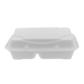 Obaly s Víčkem z Cukrové Třtiny 2 Vrstvy 23x15x7,5cm (250 Ks)