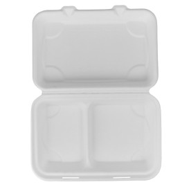 Obaly s Víčkem z Cukrové Třtiny 2 Vrstvy 23x15x7,5cm (250 Ks)
