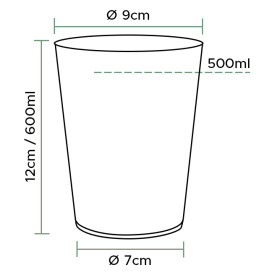 Kelímek Vstřikovaný Jablečný Džus PP 600 ml (450 Ks)