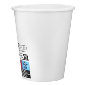 Kartonové Kelímek 9 Oz/280ml Bílý Ø8,1cm (600 Ks)
