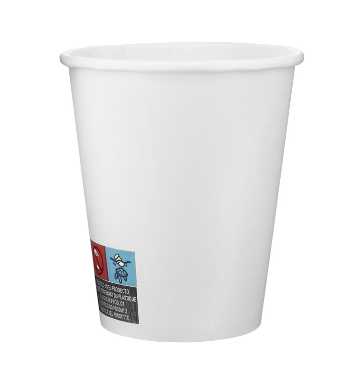 Kartonové Kelímek 9 Oz/280ml Bílý Ø8,1cm (600 Ks) Kartonové Kelímek 9 Oz/280ml Bílý Ø8,1cm (600 Ks)