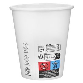 Kartonové Kelímek 9 Oz/280ml Bílý Ø8,1cm (600 Ks)