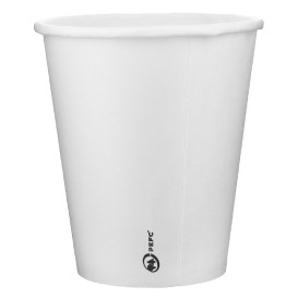 Kartonové Kelímek 9 Oz/280ml Bílý Ø8,1cm (50 Ks)