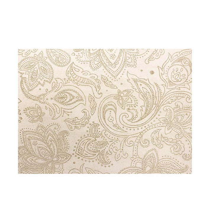 Netkané Ubrus 120x120cm "Mandala" Krém 50g/m² (150 Ks) Netkané Ubrus 120x120cm "Mandala" Krém 50g/m² (150 Ks)