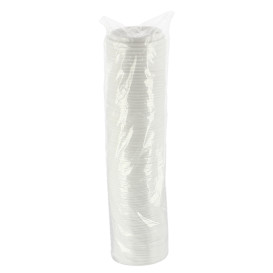 Víčko s Otvorem Bílá Kelímek s 12, 16 a 22 Oz Ø9,0cm (100 Ks)