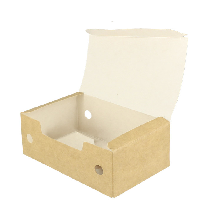 Krabička na Potraviny pro Fast Food Málo Kraft 115x72x43mm (25 Ks) Krabička na Potraviny pro Fast Food Málo Kraft 115x72x43mm (25 Ks)