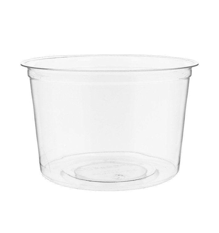 Miska Kompostovatelné PLA Průhledný 470ml (500 Ks) Miska Kompostovatelné PLA Průhledný 470ml (500 Ks)