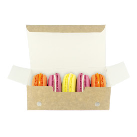 Krabička na Potraviny pro Fast Food Střední Kraft 145x90x45mm (25 Ks)