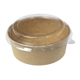 Mísa na Salát Lepenková Kraft-Kraftová s Víkem PP 550ml (50 Ks)