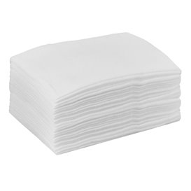 Disposable Spunlace Towel for Manicure Pedicure White 40x80cm 43g/m² (700 Units)