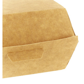 Krabička Kraft na Hamburger 12x12x7 cm (25 Ks)