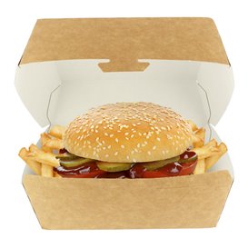 Krabička Kraft na Hamburger Mega 16,5x18x9cm (200 Ks)