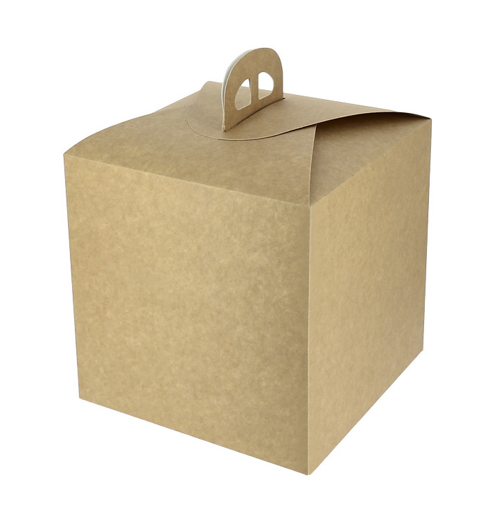 Krabice na panettone z kraftového kartonu 500g 18,5x18,5x18,5cm (100 Ks) Krabice na panettone z kraftového kartonu 500g 18,5x18,5x18,5cm (100 Ks)