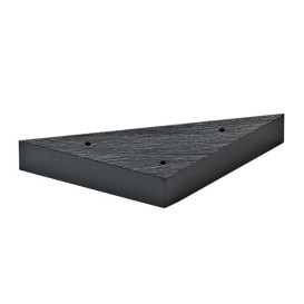 Mini Bambusové Podnos na Špejle Černá 140x80mm (10 Ks)