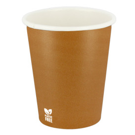 Papírový Kelímek Bez Plastů 7 Oz/210ml "Karamel" Ø7cm (50 Ks)