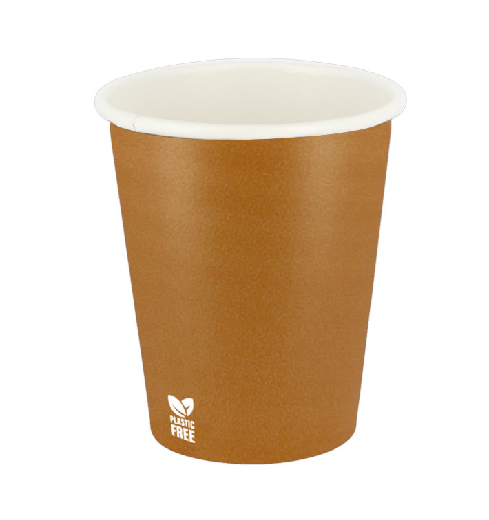 Papírový Kelímek Bez Plastů 7 Oz/210ml "Karamel" Ø7cm (50 Ks) Papírový Kelímek Bez Plastů 7 Oz/210ml "Karamel" Ø7cm (50 Ks)