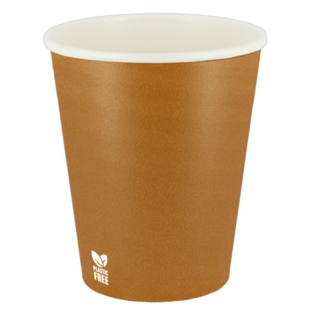 Papírový Kelímek Bez Plastů 8 Oz/240ml "Karamel" Ø8,0cm (50 Ks)