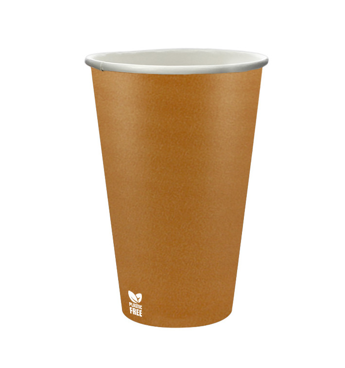 Papírový Kelímek Bez Plastů 12 Oz/360ml "Karamel" Ø8cm (50 Ks) Papírový Kelímek Bez Plastů 12 Oz/360ml "Karamel" Ø8cm (50 Ks)