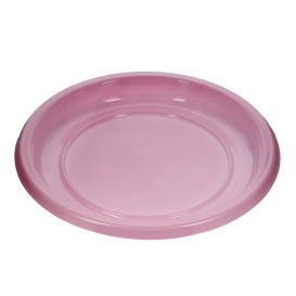 Opakovaně Použitelná Talíř Ekonomická PS Růžová Ø17cm (25 Ks)