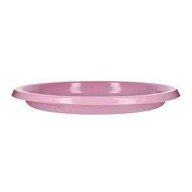 Opakovaně Použitelná Talíř Ekonomická PS Růžová Ø17cm (25 Ks)