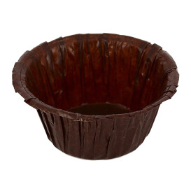 Papírové Košíčky Cukrářské 4,9x3,8x7,5cm Hnědá (1.400 Ks)