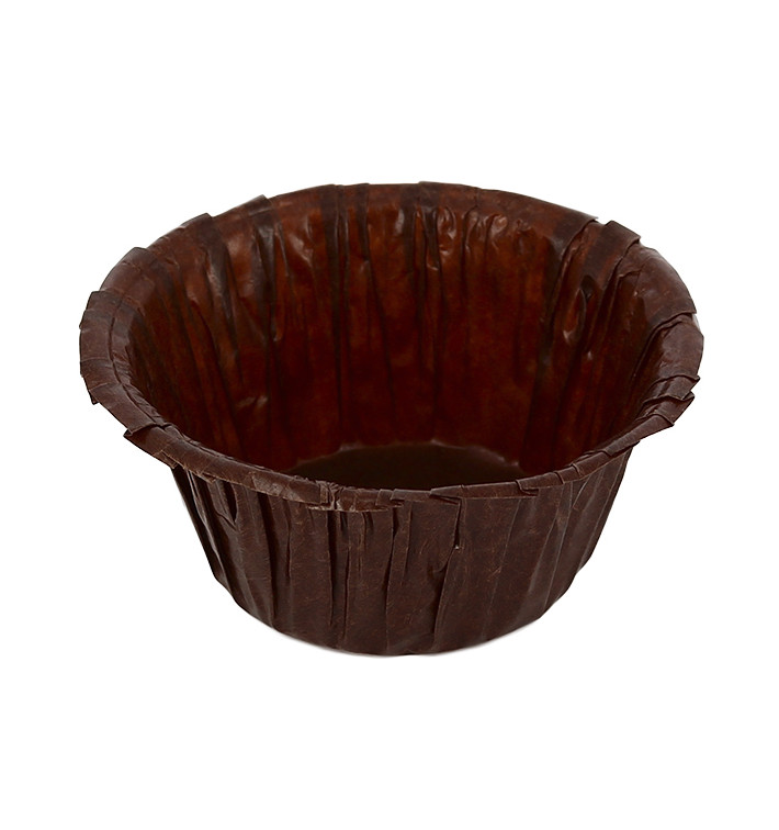 Papírové Košíčky Cukrářské 4,9x3,8x7,5cm Hnědá (1.400 Ks) Papírové Košíčky Cukrářské 4,9x3,8x7,5cm Hnědá (1.400 Ks)