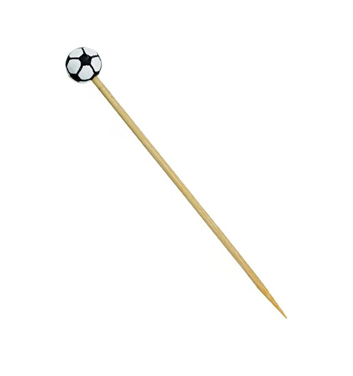 Bambusové Špejle Zdobené FútMisky 120mm (1000 Ks) Bambusové Špejle Zdobené FútMisky 120mm (1000 Ks)