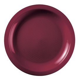 Plastové Talíř Plochá Bordeaux Round PP Ø185mm (50 Ks)