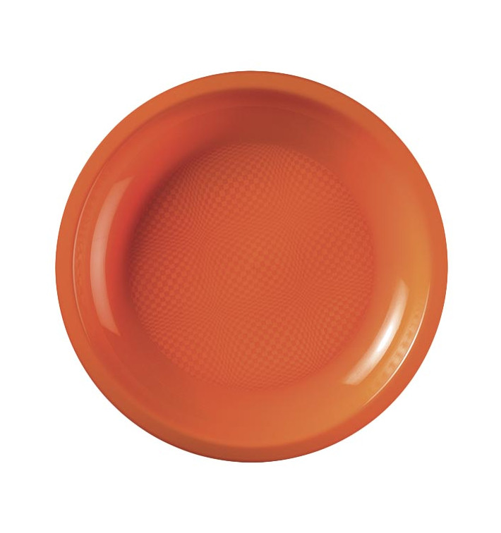 Plastové Talíř Plochá Oranžový Round PP Ø185mm (600 Ks) Plastové Talíř Plochá Oranžový Round PP Ø185mm (600 Ks)