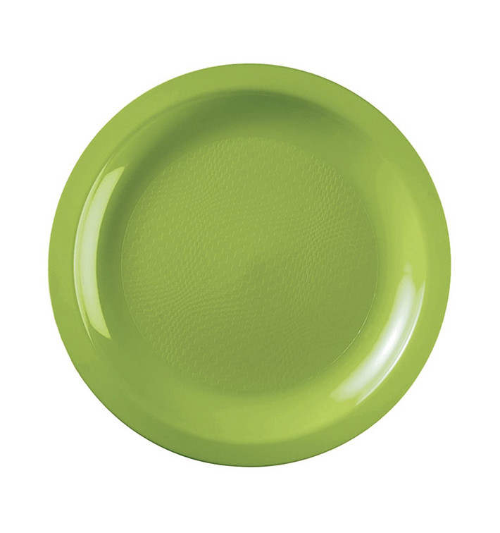 Plastové Talíř Plochá Zelené Vápno Round PP Ø185mm (50 Ks) Plastové Talíř Plochá Zelené Vápno Round PP Ø185mm (50 Ks)