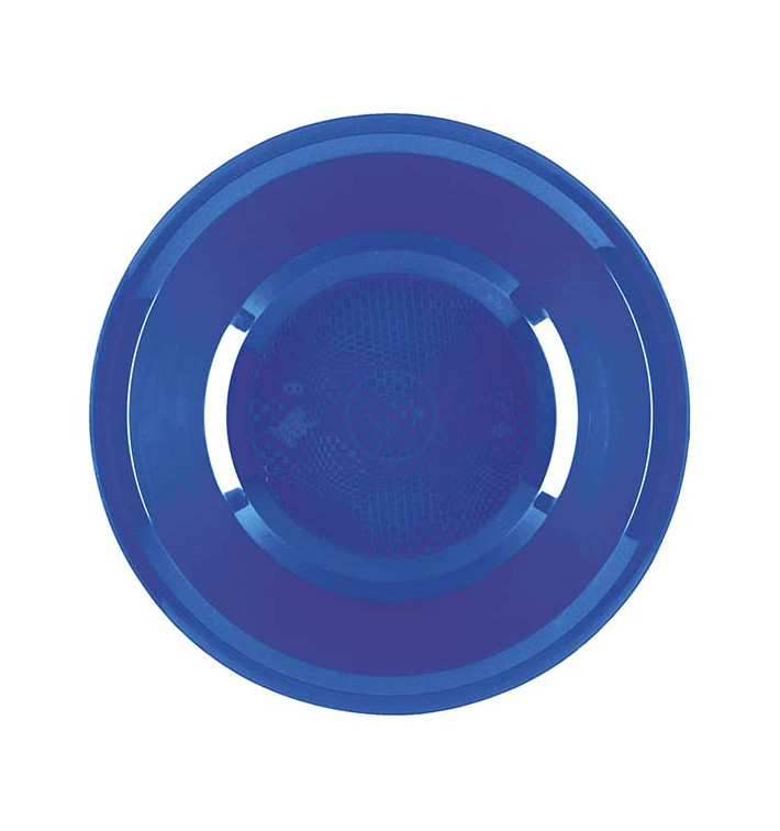 Plastové Talíř Hluboký Modrý Mediterraneo Round PP Ø195mm (50 Ks) Plastové Talíř Hluboký Modrý Mediterraneo Round PP Ø195mm (50 Ks)