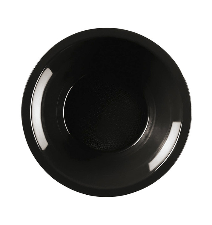 Plastové Talíř Hluboký Černá Round PP Ø195mm (600 Ks) Plastové Talíř Hluboký Černá Round PP Ø195mm (600 Ks)