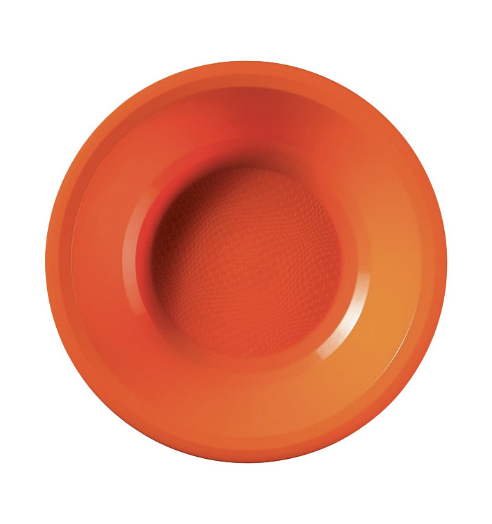 Plastové Talíř Hluboký Oranžový Round PP Ø195mm (50 Ks) Plastové Talíř Hluboký Oranžový Round PP Ø195mm (50 Ks)