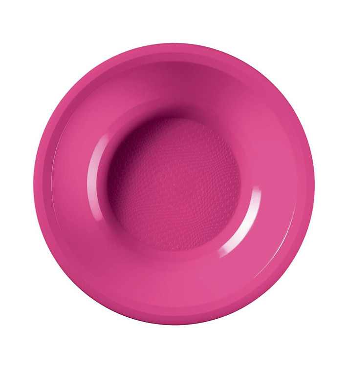 Plastové Talíř Hluboký Fuchsie Round PP Ø195mm (600 Ks) Plastové Talíř Hluboký Fuchsie Round PP Ø195mm (600 Ks)