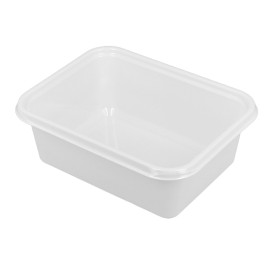 Balení Plastový PS Bílá 127x91x42mm 300ml (100 Ks)