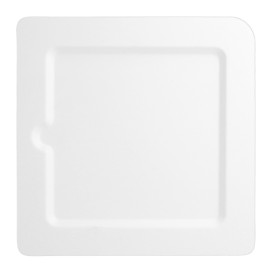 Talíř Mělký z Cukrové Třtiny Bílý 200x200mm (50 Ks)
