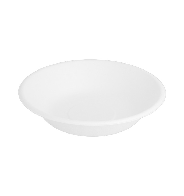 Talíř Hluboký z Cukrové Třtiny Bílý Ø160mm (50 Ks) Talíř Hluboký z Cukrové Třtiny Bílý Ø160mm (50 Ks)