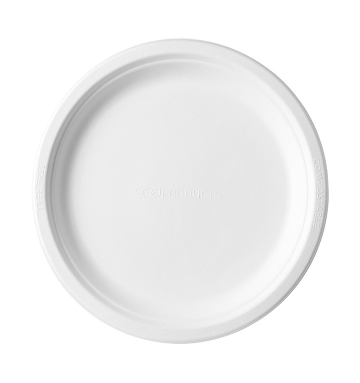 Talíř z Cukrové Třtiny Bagasové Bílý Ø17,5 cm (50 Ks) Talíř z Cukrové Třtiny Bagasové Bílý Ø17,5 cm (50 Ks)