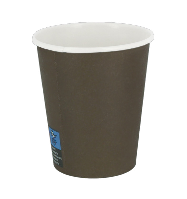 Kartonové Kelímek 7Oz/210ml Hnědá Ø7,2cm (100 Ks) Kartonové Kelímek 7Oz/210ml Hnědá Ø7,2cm (100 Ks)