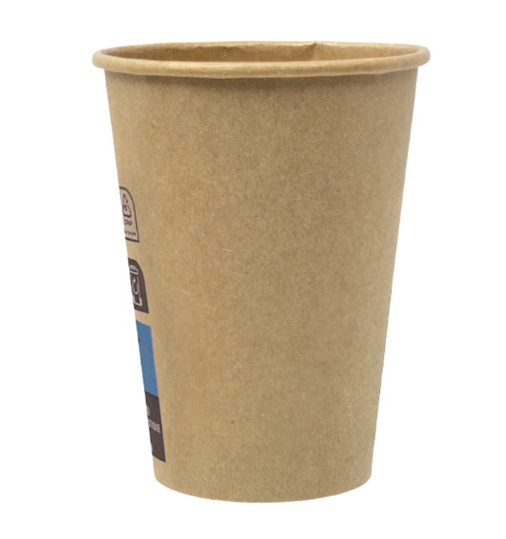 Kartonové Kelímek 7Oz/210ml Hnědá Ø7,2cm (100 Ks) Kartonové Kelímek 7Oz/210ml Hnědá Ø7,2cm (100 Ks)