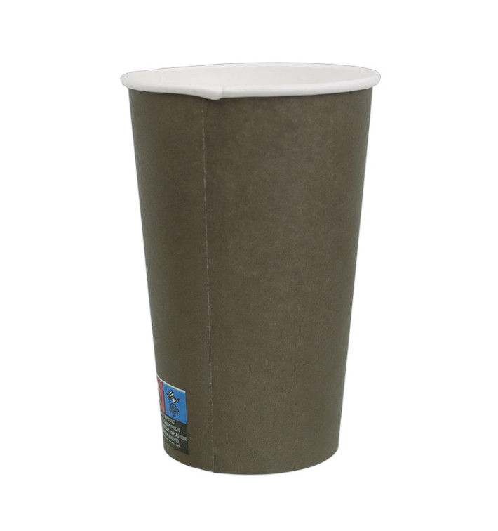 Kartonové Kelímek 16 Oz/480ml Hnědá Ø9,0cm (50 Ks) Kartonové Kelímek 16 Oz/480ml Hnědá Ø9,0cm (50 Ks)