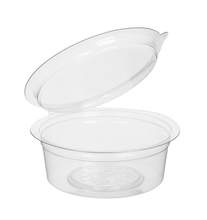 Miska kulatá s Víčkem APET Tranpsarente 50ml (450 Ks) Miska kulatá s Víčkem APET Tranpsarente 50ml (450 Ks)