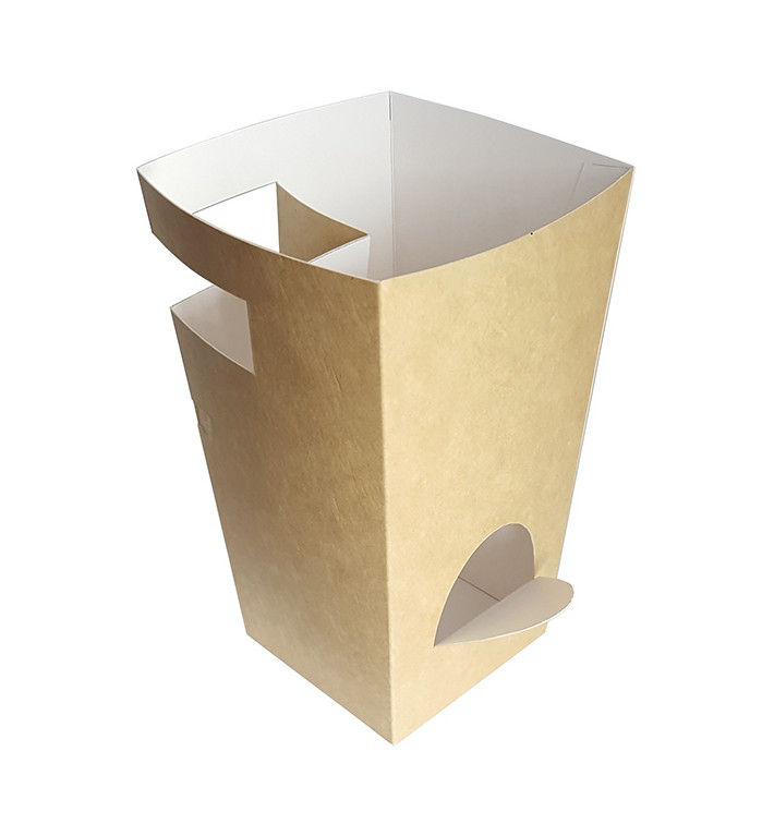 Krabička Karton na Kremrole s Čokoláda Kraft 78x78x179mm (25 Ks) Krabička Karton na Kremrole s Čokoláda Kraft 78x78x179mm (25 Ks)