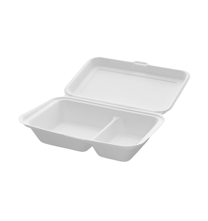 Krabička na Hamburger 2 Vrstvy z Cukrové Třtiny 240x125x65mm (400 Ks) Krabička na Hamburger 2 Vrstvy z Cukrové Třtiny 240x125x65mm (400 Ks)