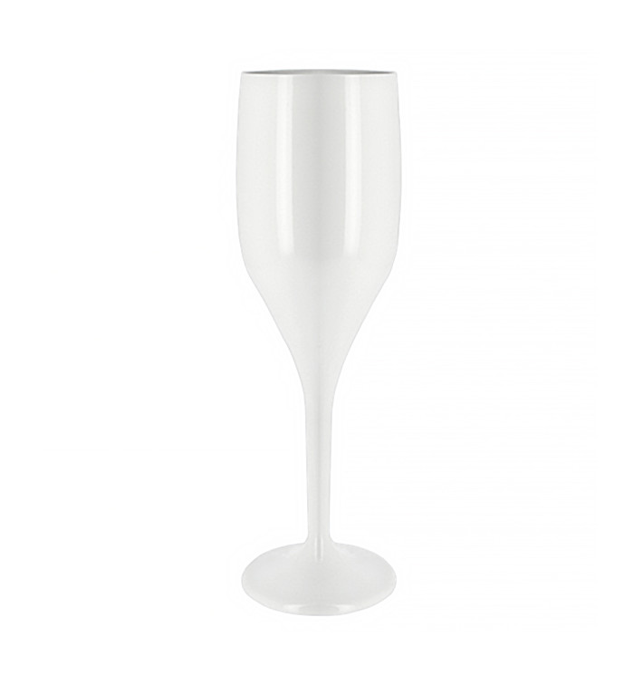 Pohárek Opakovaně Použitelné na Cava Bílá SAN 150ml (1 Ks) Pohárek Opakovaně Použitelné na Cava Bílá SAN 150ml (1 Ks)